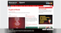 Desktop Screenshot of navarrasport.com